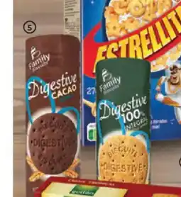 Alimerka FAMILY BISCUITS Galletas digestive 100% integral o cacao oferta