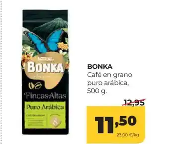 Alimerka BONKA Café en grano puro arábica oferta