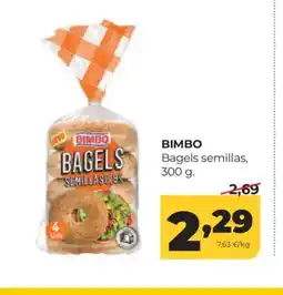 Alimerka BIMBO Bagels semillas oferta