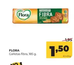 Alimerka FLORA Galletas fibra oferta