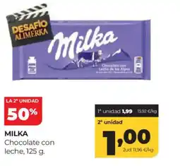Alimerka MILKA Chocolate con leche oferta