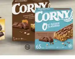 Alimerka CORNY Barrita de chocolate con leche 0% azúcar o chocolate con leche oferta