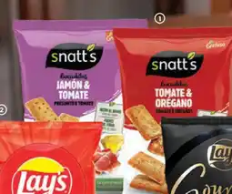 Alimerka GREFUSA Bocaditos snatts de jamón y tomate o tomate y orégano oferta
