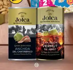 Alimerka JOLCA Aceitunas rellenas de anchoa del cantábrico o explosión vermut, oferta