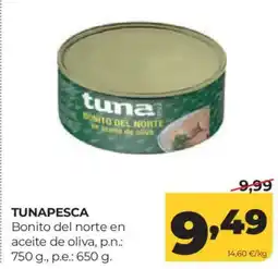 Alimerka TUNAPESCA Bonito del norte en aceite de oliva oferta