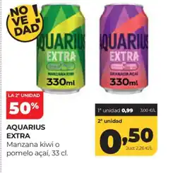 Alimerka AQUARIUS EXTRA Manzana kiwi o pomelo açaí oferta
