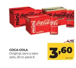 Alimerka COCA-COLA Original, zero o zero zero oferta