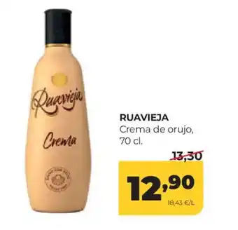 Alimerka RUAVIEJA Crema de orujo oferta