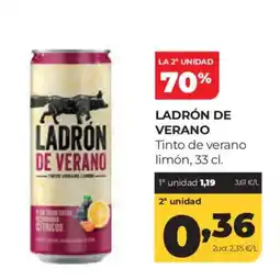 Alimerka LADRÓN DE VERANO Tinto de verano limón oferta