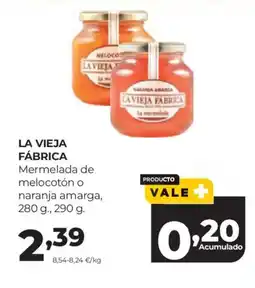 Alimerka LA VIEJA FÁBRICA Mermelada de melocotón o naranja amarga oferta