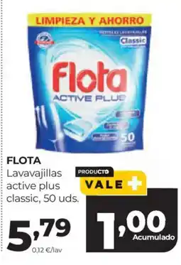 Alimerka FLOTA Lavavajillas active plus classic, 50 uds oferta