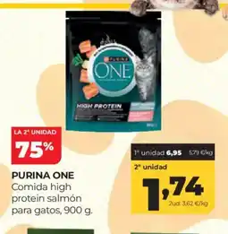 Alimerka PURINA ONE Comida high protein salmón para gatos oferta