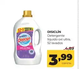 Alimerka DISICLÍN Detergente líquido oxi ultra, 52 lavados oferta