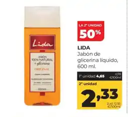 Alimerka LIDA Jabón de glicerina líquido oferta
