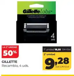 Alimerka GILLETTE Recambio, 4 uds. oferta