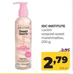 Alimerka IDC INSTITUTE Loción corporal sweet marshmallow oferta