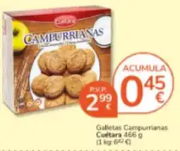 Consum Cuétara - galletas campurrianas oferta