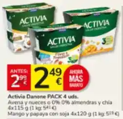 Consum Danone - activia oferta