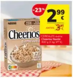 Consum Nestlé - cereales avena oferta