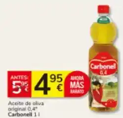 Consum Carbonell - aceite de oliva original 0,4 oferta