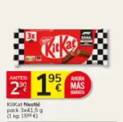 Consum Nestlé - kitkat oferta