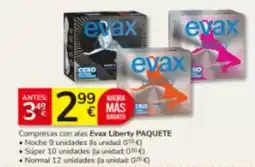 Consum Evax - compresas con alas liberty paquete oferta