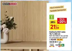 Leroy Merlin Home - palliteria mdf roble oferta