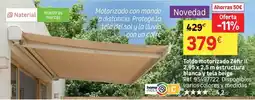 Leroy Merlin Sol - todié motorizado zéefilt 2,95 x 24 m2 estructur blanco y 24 de boebles oferta