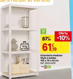Leroy Merlin Style - estantería modular 4 baldas oferta