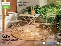 Leroy Merlin Flora - conjunto de acero oferta