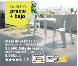 Leroy Merlin Home - mesa de resina cancun oferta