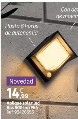 Leroy Merlin Solar - aplique led bas 500 im ip54 oferta