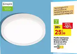 Leroy Merlin Blanco - plafon led sanaa 2.590 lm oferta