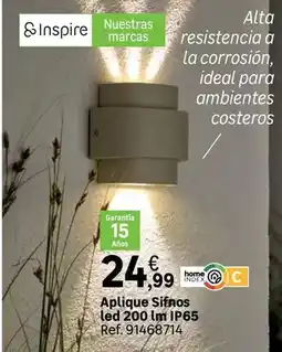 Leroy Merlin Ideal - aplique sifnos led 200 im ip65 oferta