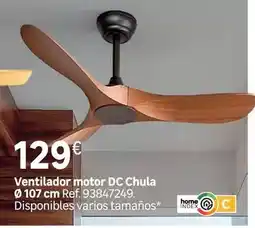 Leroy Merlin Home - ventilador motor dc chula 107cm oferta