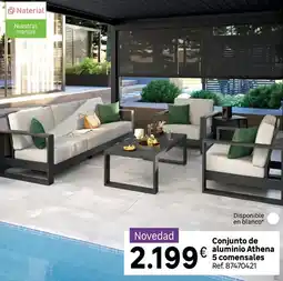 Leroy Merlin Blanco - conjunto de aluminio athena 5 comensales oferta