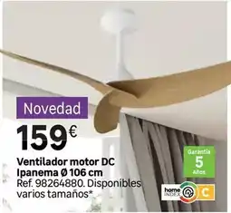 Leroy Merlin Home - ventilador motor dc ipanema ø 106 cm oferta
