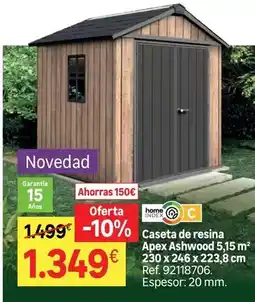 Leroy Merlin Home - caseta de resina ashwaod oferta