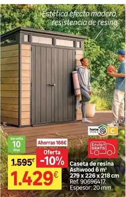 Leroy Merlin Home - caseta de resina ashwood 6 m oferta