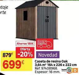 Leroy Merlin Home - caseta de resina oak oferta