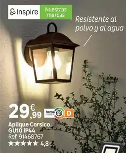 Leroy Merlin Home - aplique corsico gu10 1p44 oferta