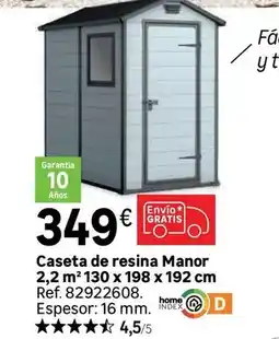 Leroy Merlin Home - caseta de resina manor oferta