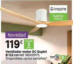 Leroy Merlin Home - ventilador motor dc gupini oferta