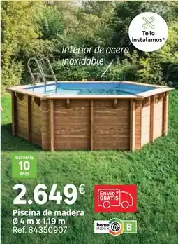 Leroy Merlin Home - piscina de madera oferta