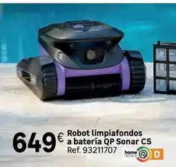 Leroy Merlin Home - robot limpiafondos a batería qp c5 oferta
