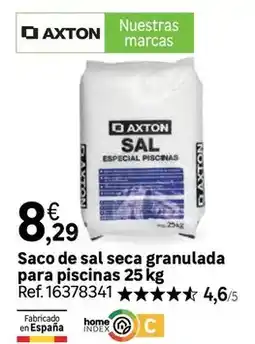 Leroy Merlin Axton - saco de sal seca granulada para piscinas oferta