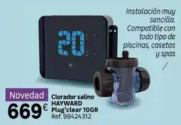 Leroy Merlin Clorador salino plug'clear 10gr oferta