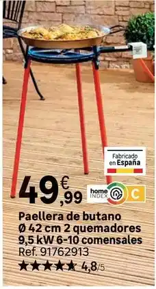 Leroy Merlin Home - paellera de butano oferta