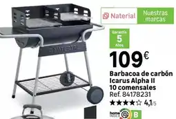 Leroy Merlin Icarus - barbacoa de carbón icarus alpha ii 10 comensales oferta