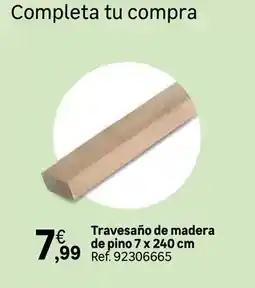 Leroy Merlin Travesano de madera de pino oferta